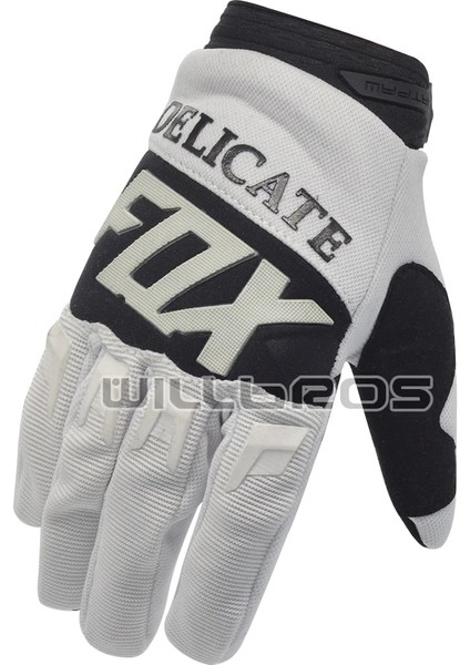 Beyaz Stil L Beden Hassas Fox Mx Eldivenleri Enduro Mtb Dirtbike Motokros Yarışı Eldivenleri (Yurt Dışından)