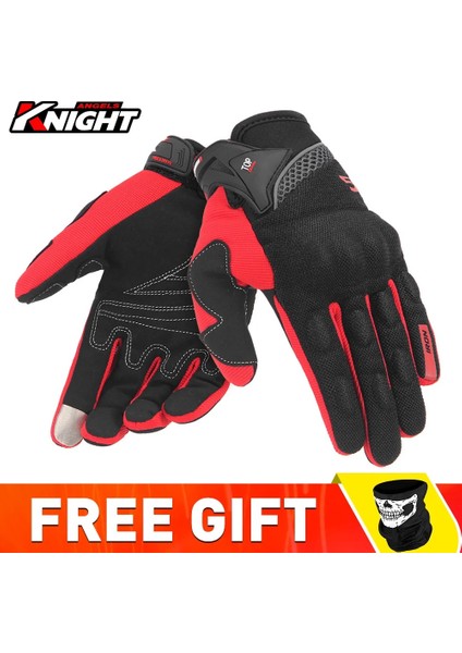 SU01-KIRMIZI Eldiven Stili Xxl Motosiklet Eldivenleri Dört Mevsim Nefes Alabilir Guantes Moto Koruyucu Anti-Sonbahar Erkek Eldivenleri Binme Eldivenleri Motosiklet Aksesuarları (Yurt Dışından)