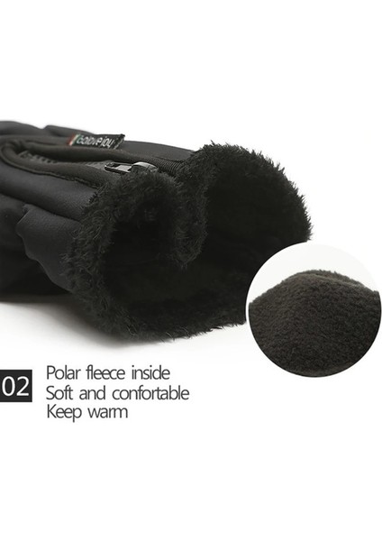 Blakc Tarzı S Beden Dokunmatik Ekran Motorlu Eldiven Kış Termal Sıcak Bisiklet Bisiklet Bisiklet Kayak Açık Kamp Yürüyüş Motosiklet Eldivenleri Spor Tam Parmak (Yurt Dışından) indirimleri