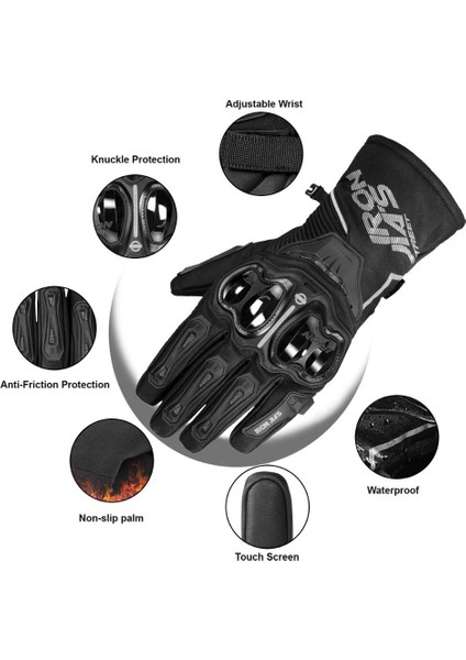 KIŞ-JIA03-KIRMIZI Stil M Beden Demir Jıa's Motosiklet Eldivenleri Kış Su Geçirmez Rüzgar Geçirmez Dokunmatik Ekran Moto Koruyucu Dişli Motokros Motosiklet Sürme Eldivenleri (Yurt Dışından) fırsatları