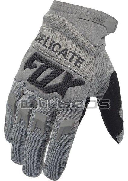Gri Tarzı Xl Beden Hassas Tilki Eldivenleri Motokros Guantes Mx Bmx Dh Dirt Bike Luvas Dağ Bisikleti Offroad Bisiklete Binme Atv Utv Erkekler Için Guants (Yurt Dışından)