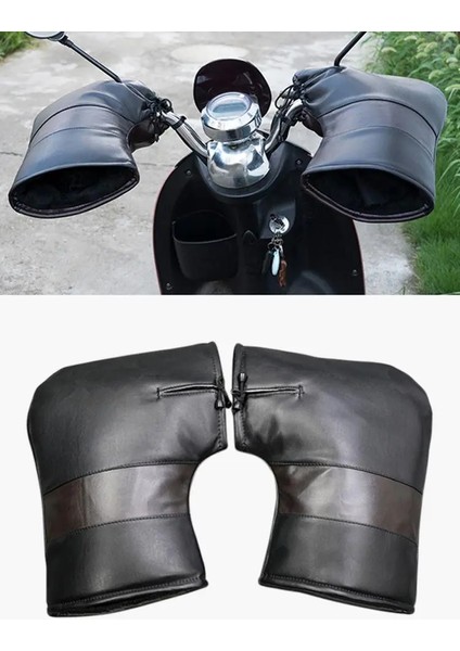 Motosiklet Küçük Tarzı 2 Adet Motosiklet Kılıfı Eldiven Sıcak Gidon Muff Kavrama Gidon Muff Su Geçirmez Kış Kalınlaşmak Isıtıcı Termal Scooter Sıcak 2021 (Yurt Dışından) fiyatları