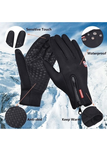 Turuncu Tarzı M Beden Dokunmatik Ekran Motosiklet Eldivenleri Kış Moto Eldivenleri Için Açık Spor Eldivenleri Sıcak Kadın Erkek Kaymaz Su Geçirmez Guantes Moto (Yurt Dışından) fırsatları