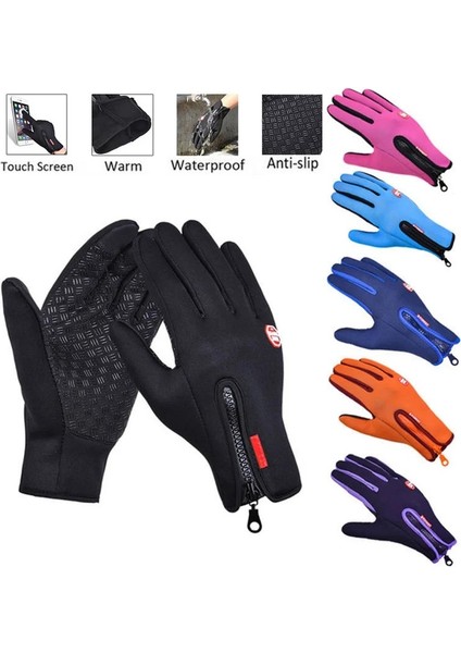 Turuncu Tarzı M Beden Dokunmatik Ekran Motosiklet Eldivenleri Kış Moto Eldivenleri Için Açık Spor Eldivenleri Sıcak Kadın Erkek Kaymaz Su Geçirmez Guantes Moto (Yurt Dışından) indirimleri