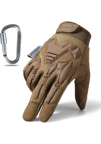 Tam Parmak Kahverengi Stili S Beden Yaz Nefes Alabilir Motosiklet Eldivenleri Motokros Eldiven Biker Yarış Dişli Tam Parmak Moto Eldivenler Motosiklet Koruyucu Ekipman (Yurt Dışından)