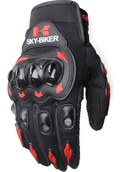 Kırmızı Stil Xxl Motosiklet Eldivenleri Nefes Alabilir Tam Parmak Yarış Eldivenleri Doğa Sporları Koruma Sürme Çapraz Kir Bisiklet Eldivenleri Guantes Moto Yeni (Yurt Dışından)