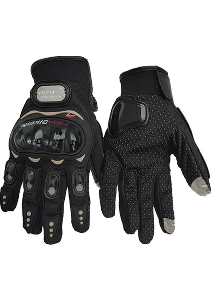 Siyaht Stili M Beden Pro-Bıker Motosiklet Eldivenleri Tam Parmak Motokros Kir Yarışı Offroad Atv Sürme Scooter Guantes Motocicleta Moto Eldiven MCS01C (Yurt Dışından)