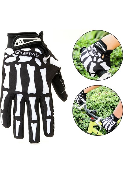 Yeşil Stil M Beden Qepae Tam Parmak Motosiklet Kış Eldivenleri Ekran Dokunmatik Guantes Moto Yarışıkayak Tırmanmabisiklet Binme Spor Motokros Eldiven (Yurt Dışından) fırsatları