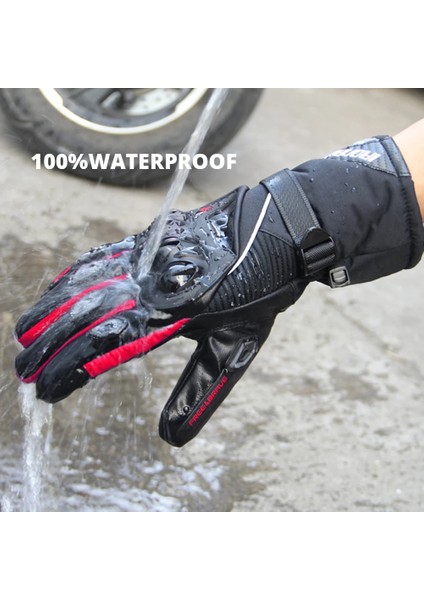 MCS-01C Siyah Stil M Beden Kış Motosiklet Eldivenleri Rüzgar Geçirmez Su Geçirmez Guantes Moto Erkekler Motosiklet Sürme Eldivenleri Dokunmatik Ekran Moto Motokros Eldivenleri (Yurt Dışından) fırsatları