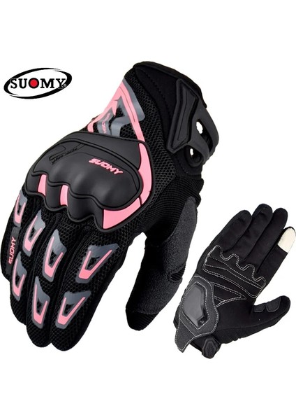 SU10 Siyah Stil Xl Beden Suomy Dirt Biker Mx Motosiklet Eldivenleri Yaz Tam Parmak Moto Yarış Eldivenleri Dokunmatik Ekran Motosiklet Motokros Erkekler Artı Boyutu Pembe (Yurt Dışından) fiyatları