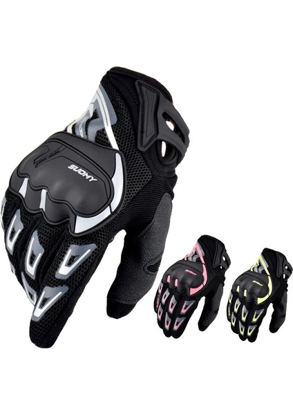 SU10 Siyah Stil Xl Beden Suomy Dirt Biker Mx Motosiklet Eldivenleri Yaz Tam Parmak Moto Yarış Eldivenleri Dokunmatik Ekran Motosiklet Motokros Erkekler Artı Boyutu Pembe (Yurt Dışından) modelleri