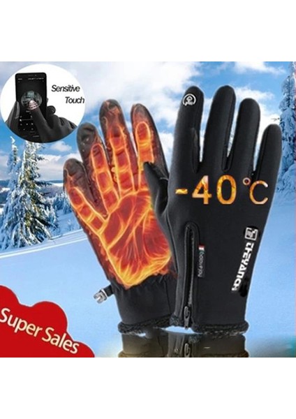 Gri Stil Xl Beden Açık Kış Eldivenleri Su Geçirmez Moto Termal Polar Astarlı Dayanıklı Dokunmatik Ekran Kaymaz Motosiklet Sürme Sonbahar Sporları (Yurt Dışından) fiyatları