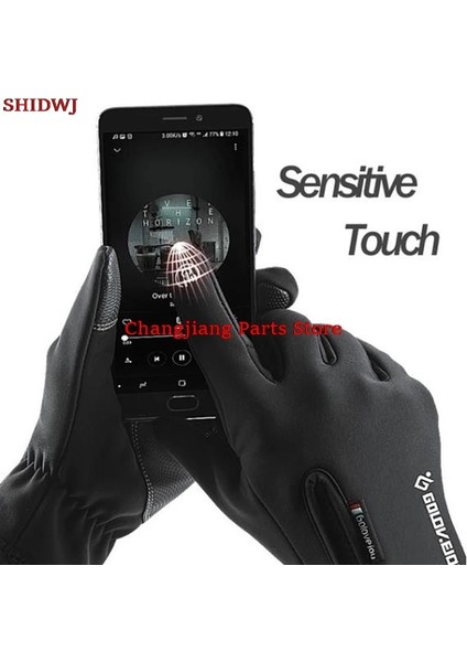 Gri Stil Xl Beden Açık Kış Eldivenleri Su Geçirmez Moto Termal Polar Astarlı Dayanıklı Dokunmatik Ekran Kaymaz Motosiklet Sürme Sonbahar Sporları (Yurt Dışından) fırsatları