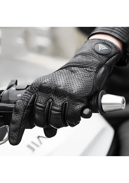 0303 Nefes Alabilen Stil L Beden Motowolf Motosiklet Eldivenleri Gerçek Deri Su Geçirmez Rüzgar Geçirmez Kış Sıcak Nefes Alabilir Summertouch Ekran Sürme Bisiklet Araba Eldivenleri (Yurt Dışından)
