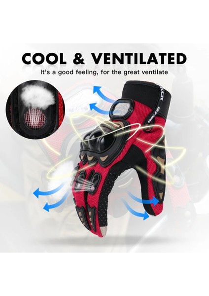 Mavi Stil Xxl Pro-Bıker Motosiklet Eldiven Dokunmatik Ekran Bisiklet Sporları Güç Yarışı Eldivenleri Ktm Husqvarna Husaberg Harley Davidson Yamaha Için (Yurt Dışından) fırsatları