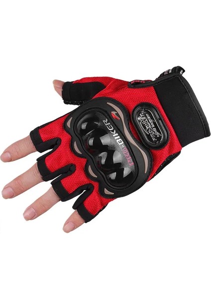 Siyah Stil L Beden 1 Çift Adam Yarım Parmak Motosiklet Eldivenleri Yaz Yarışı Kros Anti-Düşme Nefes Alabilir Şok Emici Eldivenler Mlxlxxl (Yurt Dışından) indirimleri