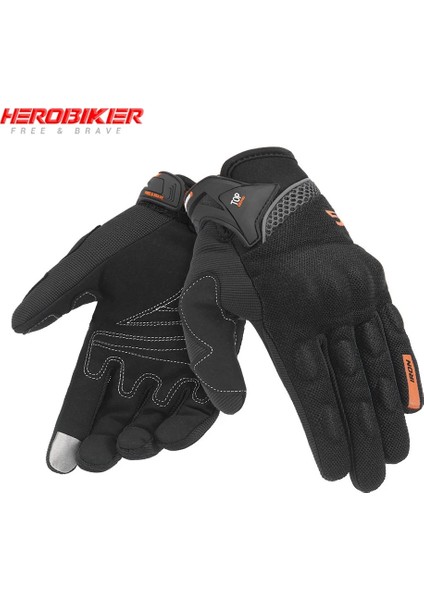 SU01-SIYAH Stil Xxl Nefes Alabilen Motosiklet Eldivenleri Moto Tam Parmak Eldiven Korumalı Yaz Sürme Yarış Aksesuarları Su Geçirmez Nem Esnekliği (Yurt Dışından)