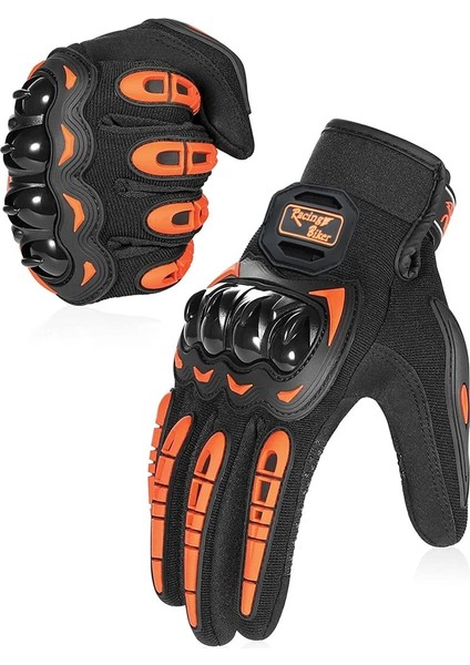Turuncu Tarzı Xxl Rahat Ekran Dokunmatik Motosiklet Eldivenleri Luva Motoqueiro Guantes Moto Motocicleta Luvas De Moto Bisiklet Motokros Eldivenleri Gants (Yurt Dışından)