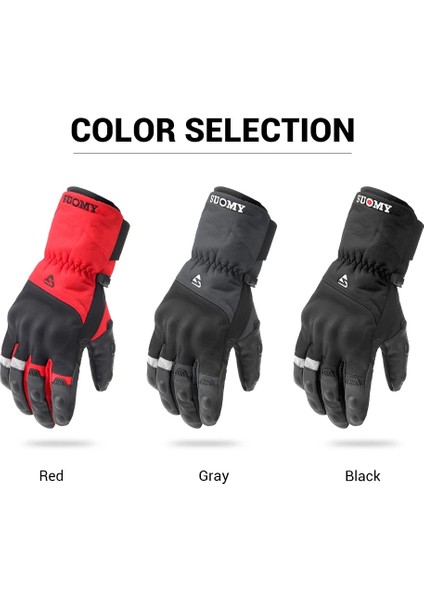 Wp-02 Mavi Stil L Beden Suomy Kış Motosiklet Eldivenleri Su Geçirmez Moto Motokros Eldivenleri Rüzgar Geçirmez Moto Eldivenleri Dokunmatik Ekran Motosiklet Sürme Guantes (Yurt Dışından) fiyatları