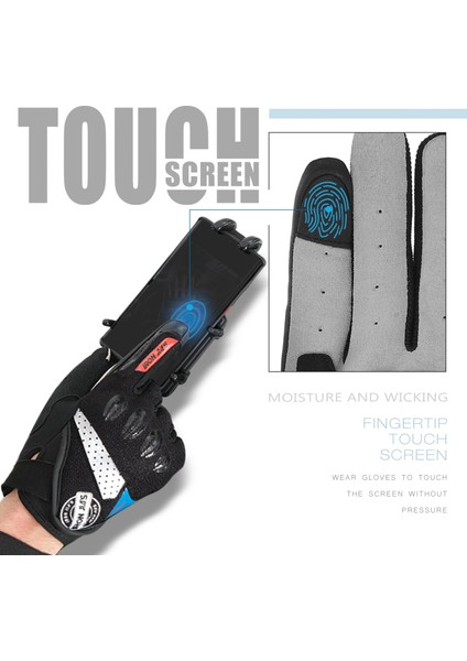 Siyah Stil Xxl Demir Jıa's Motosiklet Eldivenleri Erkekler Yaz Nefes Tam Parmak Motokros Guantes Koruma Bisiklet Motosiklet Moto Sürme Eldivenleri (Yurt Dışından) fırsatları