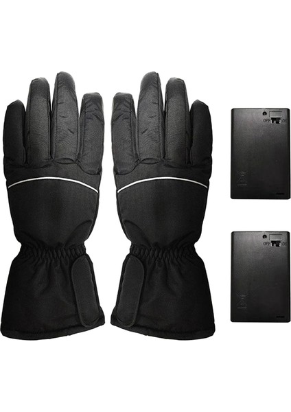 Pil Stili Yok 2x Kış Eldivenleri Elektrikli Motosiklet Isıtmalı Eldivenler Termal Guantes Eldivenler Dokunmatik Ekran Akülü Mtb Sürme Isıtma Eldivenleri (Yurt Dışından)
