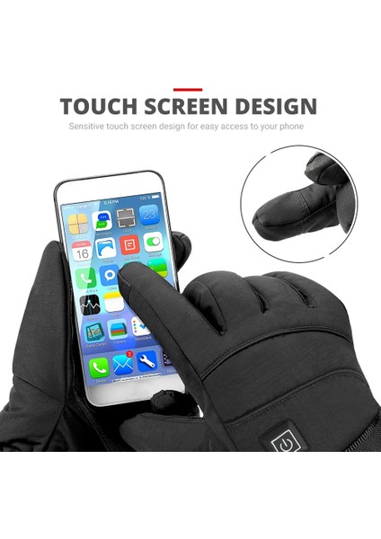 Pil Stili Yok 2x Kış Eldivenleri Elektrikli Motosiklet Isıtmalı Eldivenler Termal Guantes Eldivenler Dokunmatik Ekran Akülü Mtb Sürme Isıtma Eldivenleri (Yurt Dışından) fiyatları