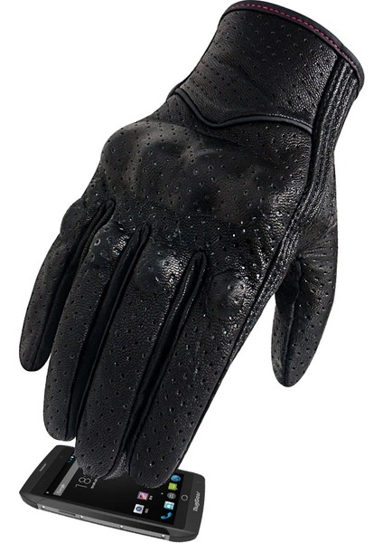 Siyah Delikli Olmayan Stil S Beden Motosiklet Eldivenleri Kadın Xs S M Deri Dokunmatik Yaz Motor Guantes Bisiklet Eldiven Küçük Kadın Motokros Motosiklet Luvas Mujer (Yurt Dışından) indirimleri