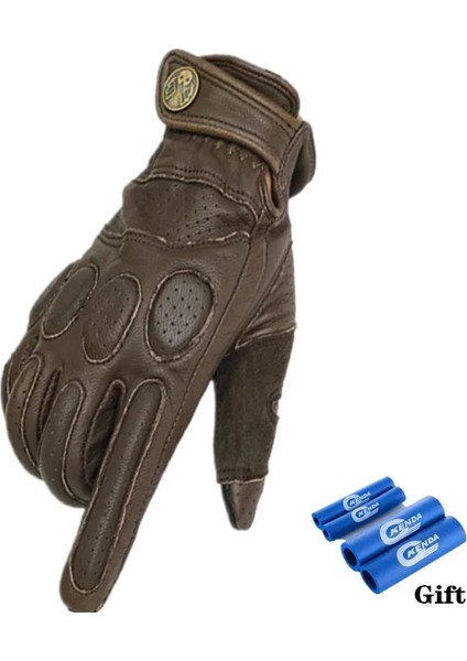 Kumral Tarzı L Beden Nikukodo Retro Inek Derisi Motosiklet Eldivenleri Güvenli Rahat Motokros Eldivenleri Guantes Moto Erkekler Açık Sürme Dokunmatik Ekran Eldivenleri (Yurt Dışından) fırsatları