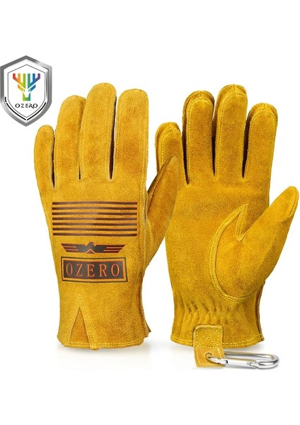 Sarı Stil Xl Beden Ozero Yaz Motosiklet Eldivenleri Deri Bisiklet Eldivenleri Tam Parmak Erkek Kadın Motosiklet Eldiven Sürme Koruyucu Guantes Moto Eldiven (Yurt Dışından)