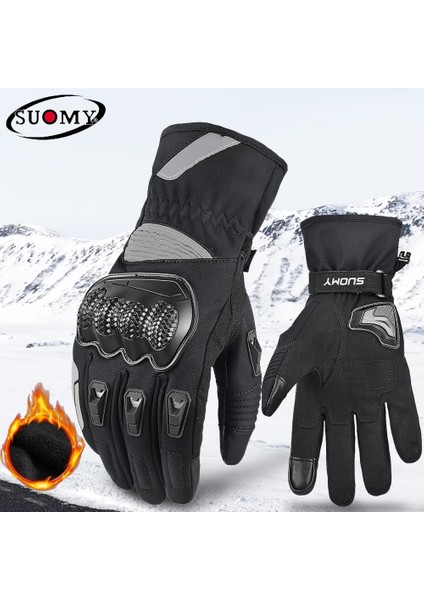 SU09 Yeşil Stil Xxl Suomy Motosiklet Eldivenleri Kış Sıcak Moto Eldivenleri Motosiklet Guantes Dokunmatik Ekran Gant Moto Sürme Eldivenleri 100% Su Geçirmez Rüzgar Geçirmez (Yurt Dışından) fırsatları