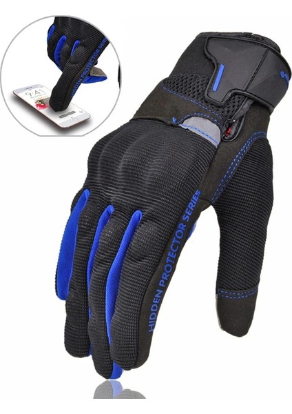 Mavi Stil M Beden Profesyonel Motosiklet Eldivenleri Motokros Off-Road Yarış Eldivenleri Motosiklet Luvas Düşme Direnci Dokunmatik Ekran Eldivenleri Guantes (Yurt Dışından) fırsatları