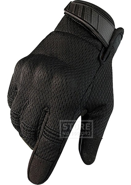 A30-SIYAH Stil M Beden Yaz Guantes Moto Nefes Alabilir Örgü Motosiklet Eldivenleri Dokunmatik Ekran Off Road Motosiklet Sürme Eldivenleri 5 Renk (Yurt Dışından)