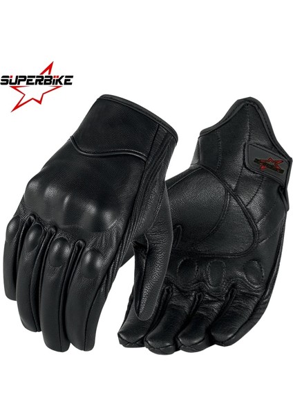Delikli Stil M Beden Motosiklet Eldivenleri Deri Dokunmatik Erkekler Hakiki Keçi Derisi Spor Bisiklet Eldiveni Motosiklet Yarışı Guantes De Moto Luvas De Motocicleta (Yurt Dışından) modelleri