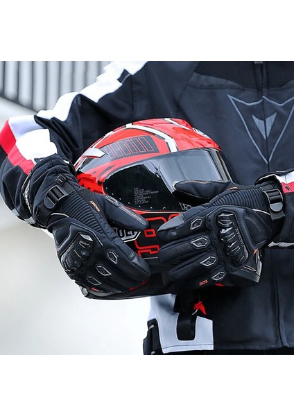 WP06 Suya Dayanıklı Kırmızı Stil M Beden Suomy Motosiklet Eldivenleri 100% Su Geçirmez Rüzgar Geçirmez Kış Sıcak Guantes Moto Luvas Dokunmatik Ekran Motosiklet Eldiveni Koruyucu (Yurt Dışından) fırsatları