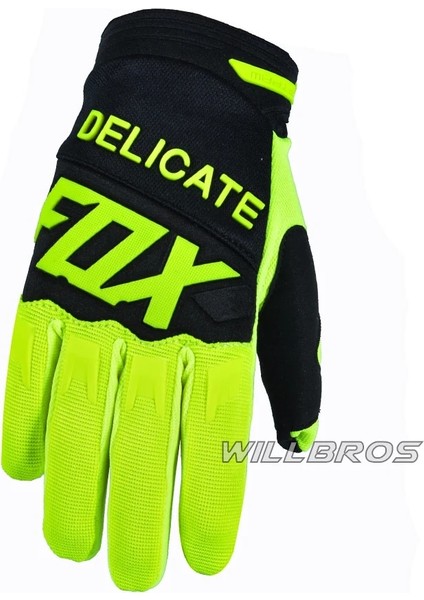 Fluo Tarzı L Beden Motokros Eldivenleri Hassas Tilki Dirtpaw Yarış Guantes Bmx Mx Dirt Bike Dağ Bisikleti Offroad Luvas Erkekler Için Kadın Unisex (Yurt Dışından)