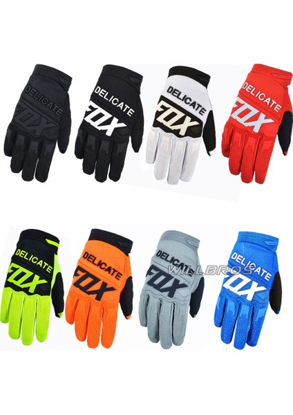 Fluo Tarzı L Beden Motokros Eldivenleri Hassas Tilki Dirtpaw Yarış Guantes Bmx Mx Dirt Bike Dağ Bisikleti Offroad Luvas Erkekler Için Kadın Unisex (Yurt Dışından)