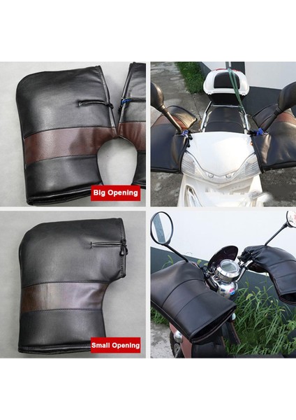 Küçük Ağız Stili Motosiklet Kavrama Gidon Muff Su Geçirmez Rüzgar Geçirmez Kar Geçirmez Kış Isıtıcı Termal Kapak Eldiven Motosiklet Elektrikli Araçlar Için (Yurt Dışından) indirimleri