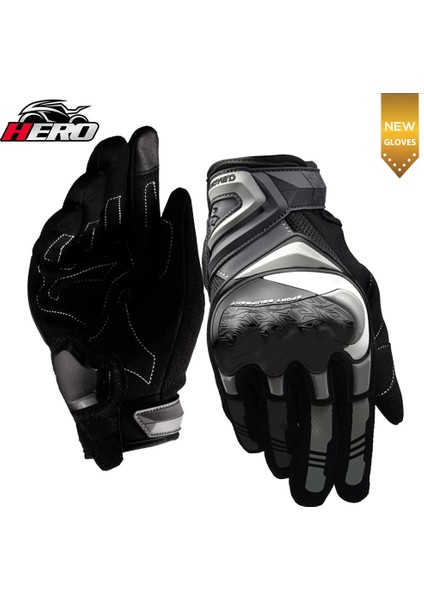 UX100 Siyah Stil Xl Beden Yeni Motosiklet Eldivenleri Dokunmatik Ekran Gece Yansıtıcı Motosiklet Tam Parmak Eldiven Koruyucu Yarış Bisikleti Motosiklet Off-Road (Yurt Dışından)