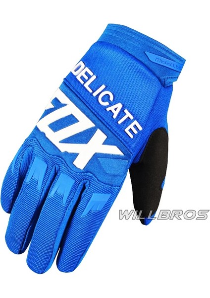 Mavi Stil M Beden Moto Cross Narin Tilki Dirtpaw Yarış Eldivenleri Bisiklete Binme Dağ Bisikleti Offroad Guantes Erkekler Motokros Kadın Unisex Luvas (Yurt Dışından)