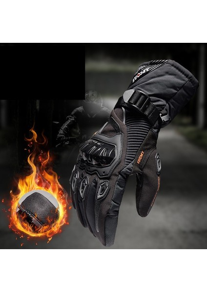 Wp-02-Siyah Stil L Beden Motosiklet Eldivenleri 100% Su Geçirmez Rüzgar Geçirmez Kış Sıcak Guantes Moto Luvas Dokunmatik Ekran Motosiklet Eldiveni Koruyucu (Yurt Dışından) modelleri