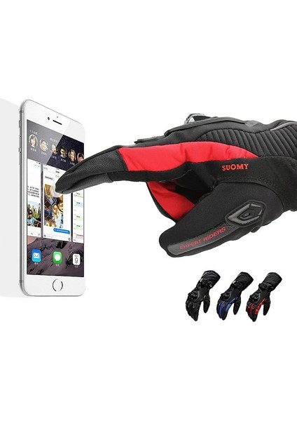 Wp-02-Siyah Stil L Beden Motosiklet Eldivenleri 100% Su Geçirmez Rüzgar Geçirmez Kış Sıcak Guantes Moto Luvas Dokunmatik Ekran Motosiklet Eldiveni Koruyucu (Yurt Dışından) fırsatları