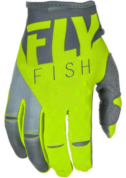 Gri-Yeşil Stil Xl Beden Yeni Fly Fish Racing Kinetic Mx Motosiklet Eldivenleri Erkek Kadın Atv Mtb Bmx Dirt Bike Motokros Eldivenleri Binme Bisiklete Binme Doğa Sporları (Yurt Dışından)