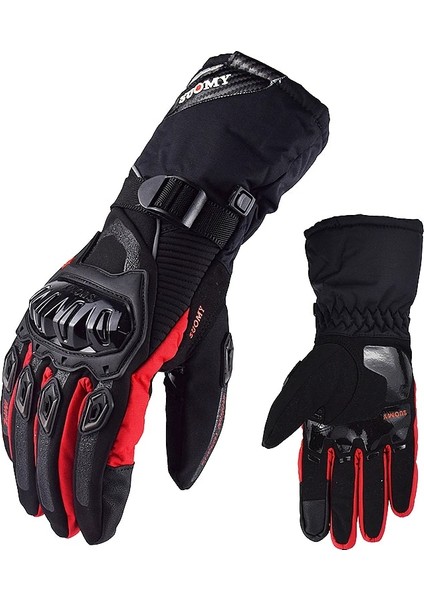 Kumral Tarzı Xl Beden Suomy Kış Sıcak Motosiklet Eldivenleri 100% Su Geçirmez Rüzgar Geçirmez Guantes Moto Luvas Dokunmatik Ekran Motosiklet Eldiveni (Yurt Dışından)