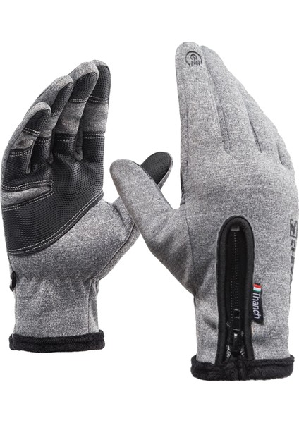 Gri Tarzı Xl Beden Açık Kış Eldivenleri Motosiklet Isıtmalı Eldiven Erkekler Su Geçirmez Termal Guantes Eldiven Kaymaz Dokunmatik Ekran Bisiklet Bisiklet Eldivenleri (Yurt Dışından)