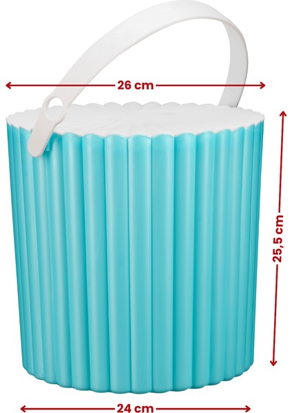 F365 Trendy Çok Amaçlı Kova Yuvarlak modelleri