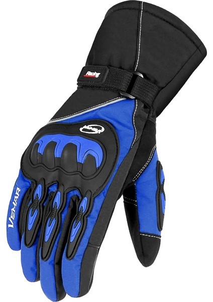 Wp-01-Bu Eldiven Stili Xl Beden Vemar Motosiklet Eldivenleri Su Geçirmez Kış Moto Eldivenleri Termal Polar Astarlı Kış Dokunmatik Ekran Kaymaz Motosiklet Binme Eldivenleri# (Yurt Dışından)