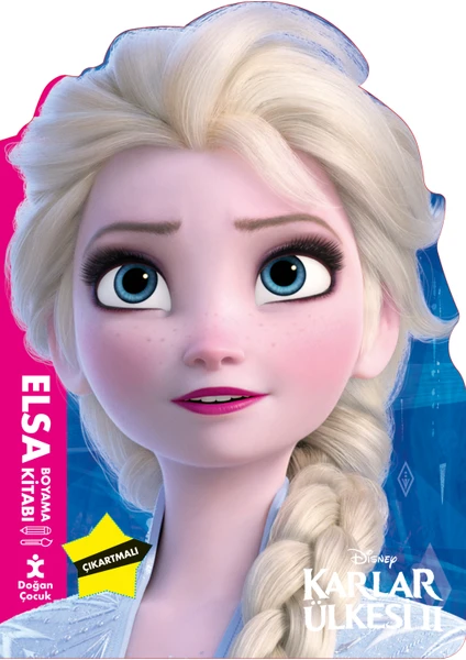 Disney Karlar Ülkesi 2 Elsa Maskeli Boyama Kitabı