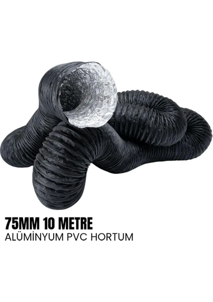 Shuıvan Webasto Tipi Isıtıcı 75MM Flexible Hava Hortumu 10 Metre