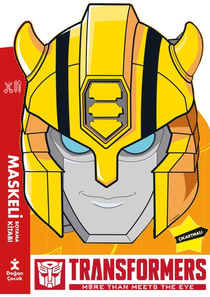 Transformers Maskeli Boyama Kitabı