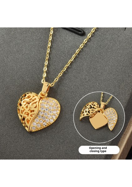 Kadınlar Için Moda Açık Kalp Kolye (Yurt Dışından)